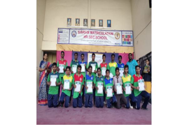 Sairam Vidyalaya students have participated in the Zonal Level Sports